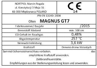 Magnus GT9 Gartenkamin Gartenofen Werkstattofen Terrassenofen Kaminofen