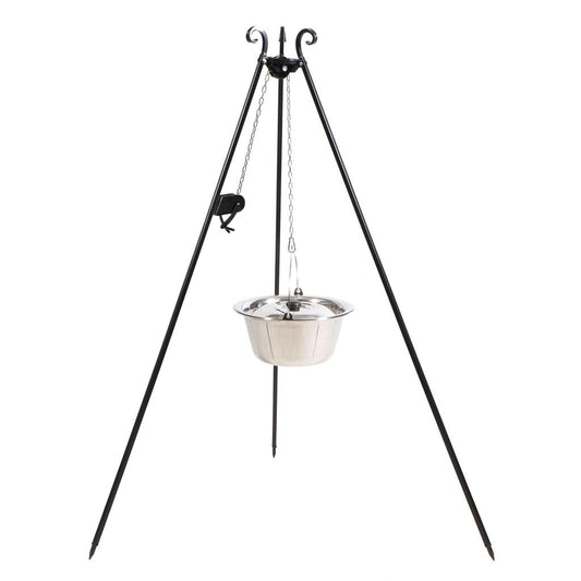 CookKing Gulaschkessel mit Dreibein 180 cm mit Rolle